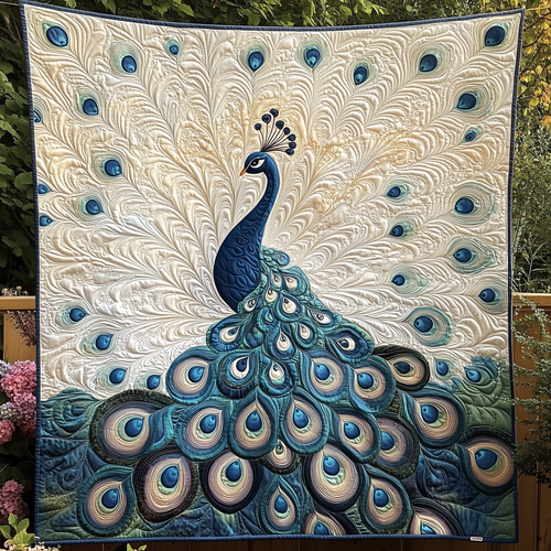 Peacock Quilted Blanket GFTOTL713