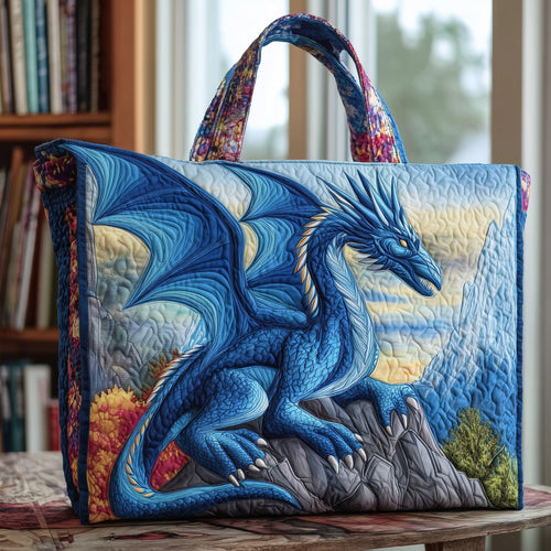 Majestic Dragon Quilted Tote Bag GFTOTP10021