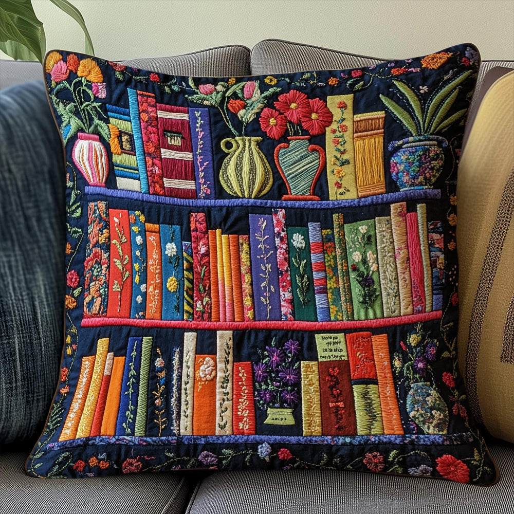 Bookish Quilted Pillow Case GFTOTP10034