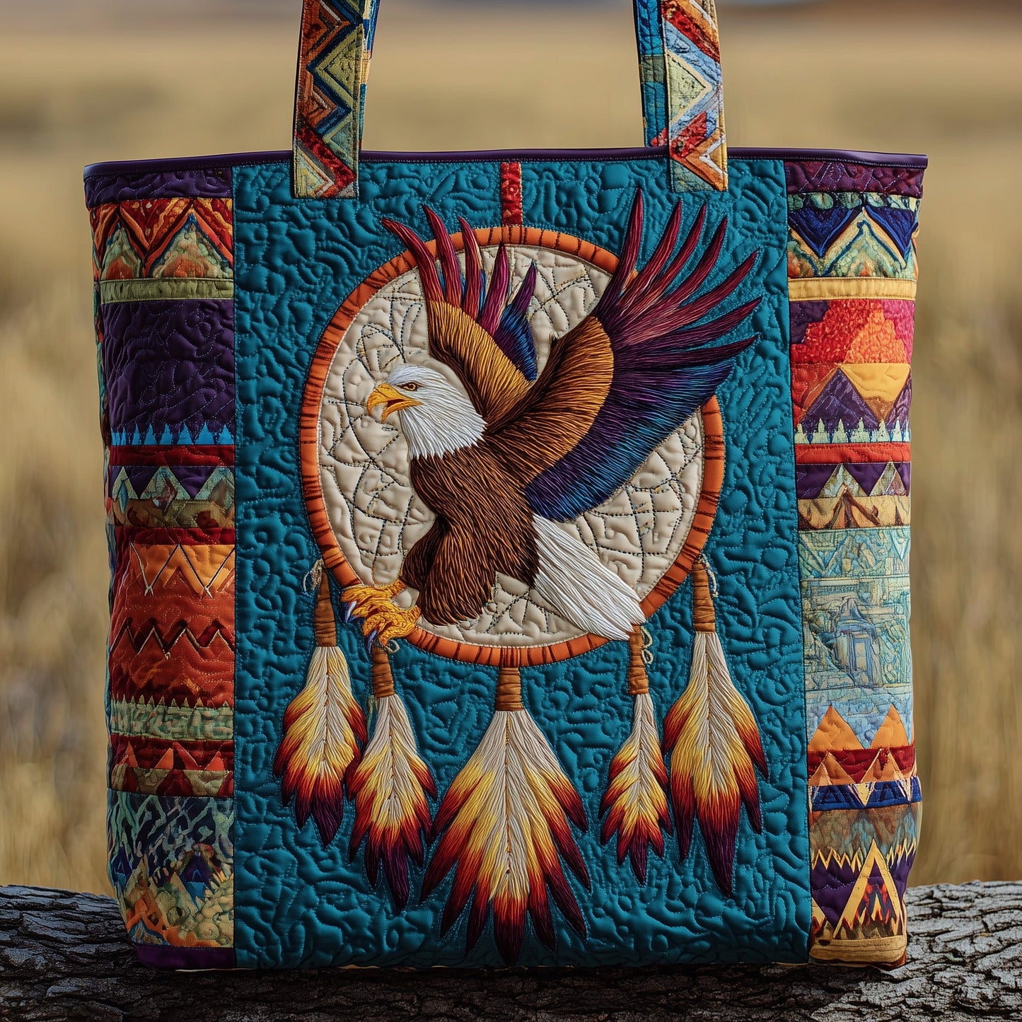 Sky Guardian Quilted Tote Bag GFTOTP10079