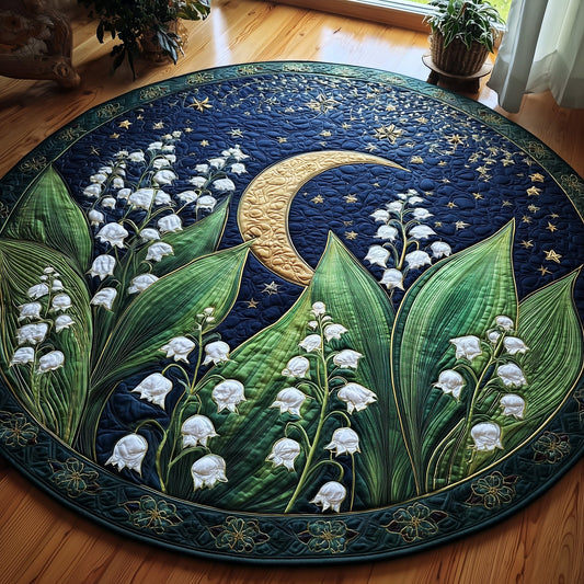 Lily of the Valley Quilted Round Mat GFTOTP10142