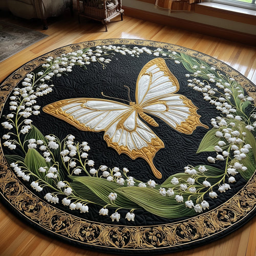 Lily of the Valley Elegance Quilted Round Mat GFTOTP10146