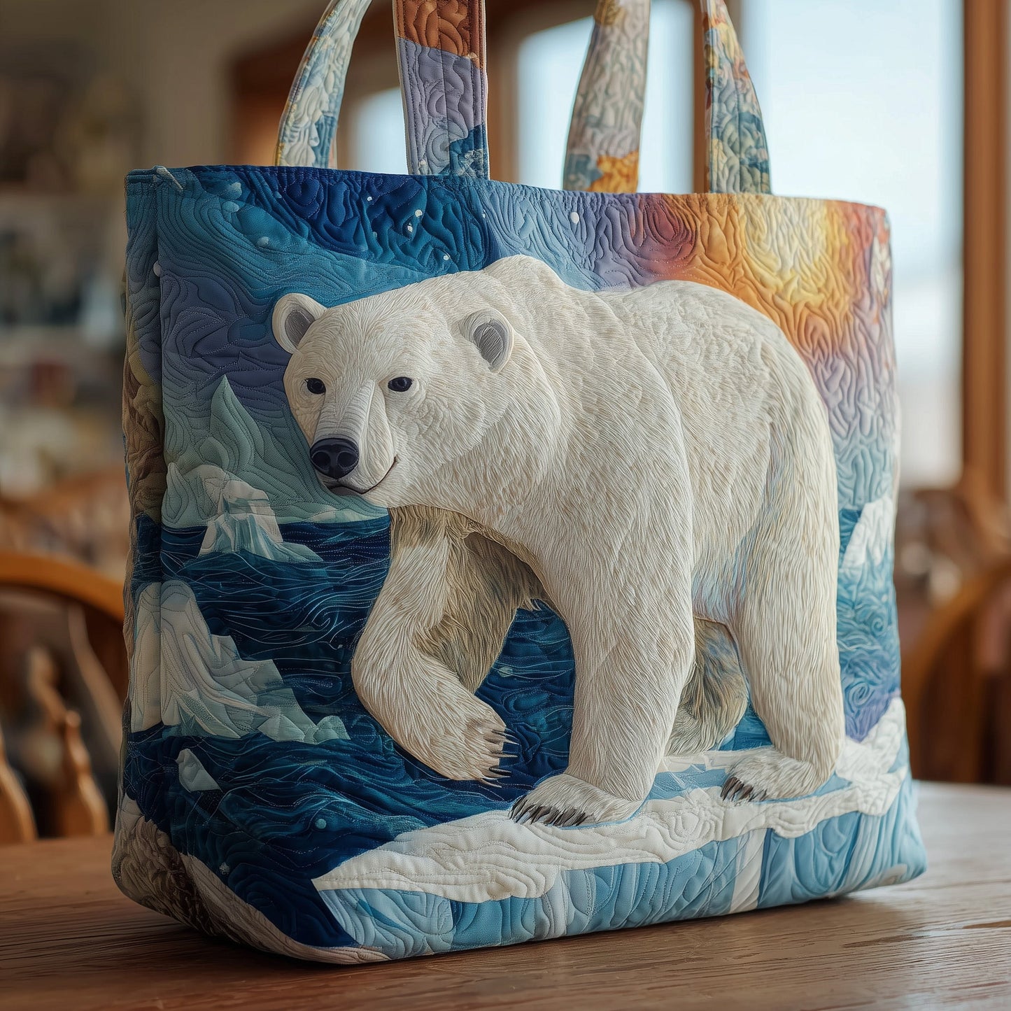 Polar Path Quilted Tote Bag GFTOTP10174