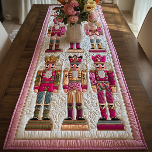 Pink Parade Nutcracker Quilted Table Runner GFTOTP10195