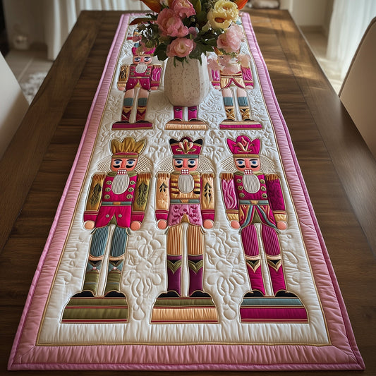 Pink Parade Nutcracker Quilted Table Runner GFTOTP10195
