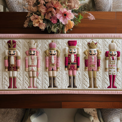 Pink Parade Nutcracker Quilted Table Runner GFTOTP10196