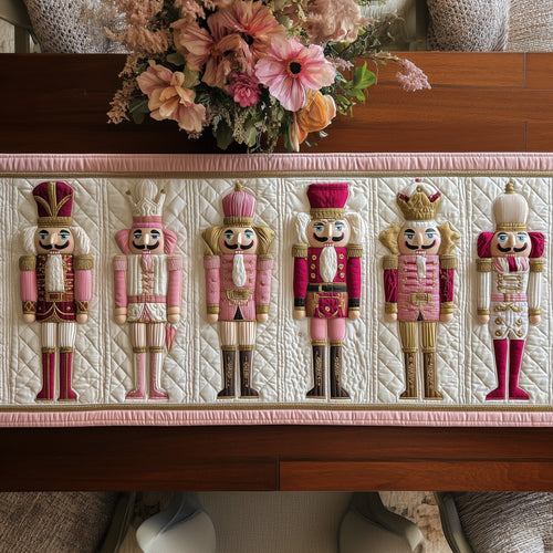 Pink Parade Nutcracker Quilted Table Runner GFTOTP10196