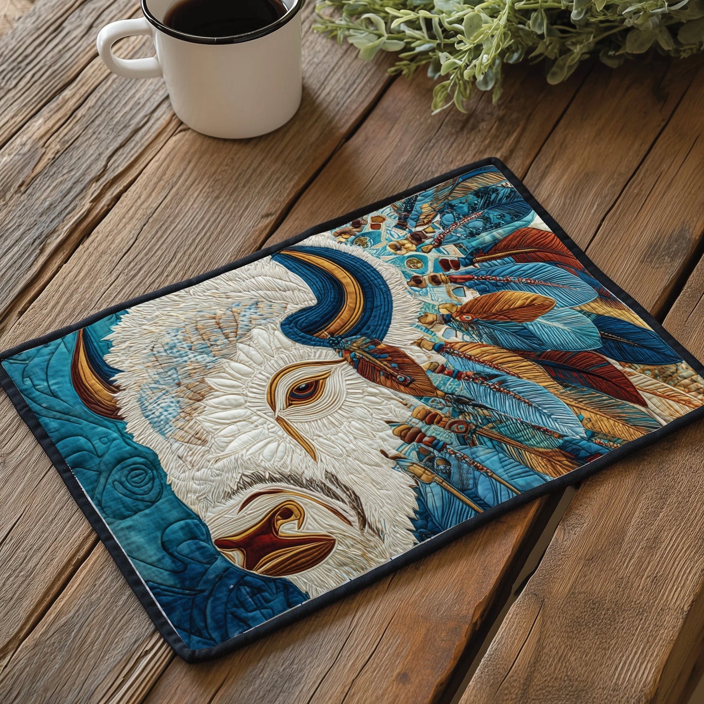 Majestic Bison Quilted Placemat GFTOTP10223