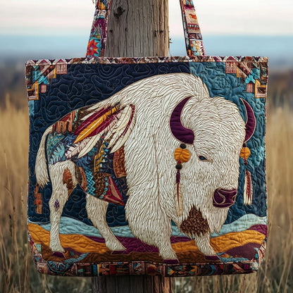 Majestic Bison Quilted Tote Bag GFTOTP10250