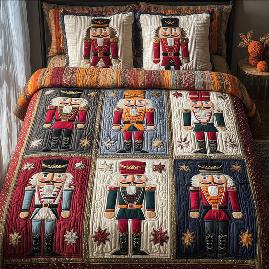 Nutcracker 3-Piece Quilted Bedding Set GFTOTP10263