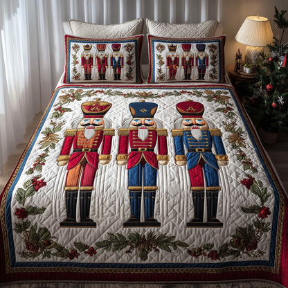 Nutcracker 3-Piece Quilted Bedding Set GFTOTP10266