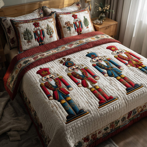Nutcracker 3-Piece Quilted Bedding Set GFTOTP10268
