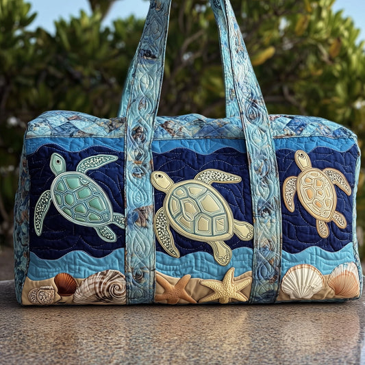 Sea Turtle Haven Quilted Duffle Bag GFTOTP10274