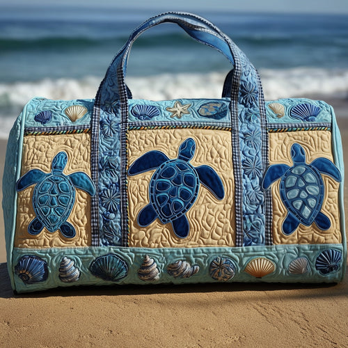 Sea Turtle Haven Quilted Duffle Bag GFTOTP10275