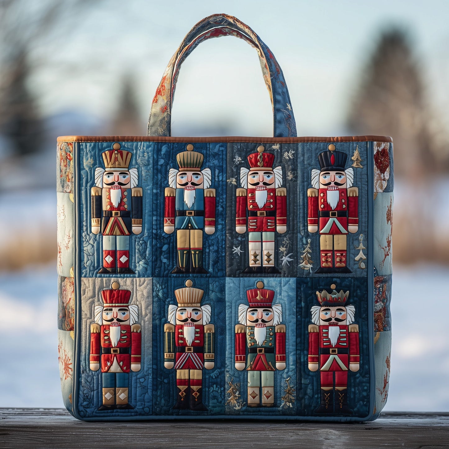 Nutcracker Quilted Tote Bag GFTOTP10277