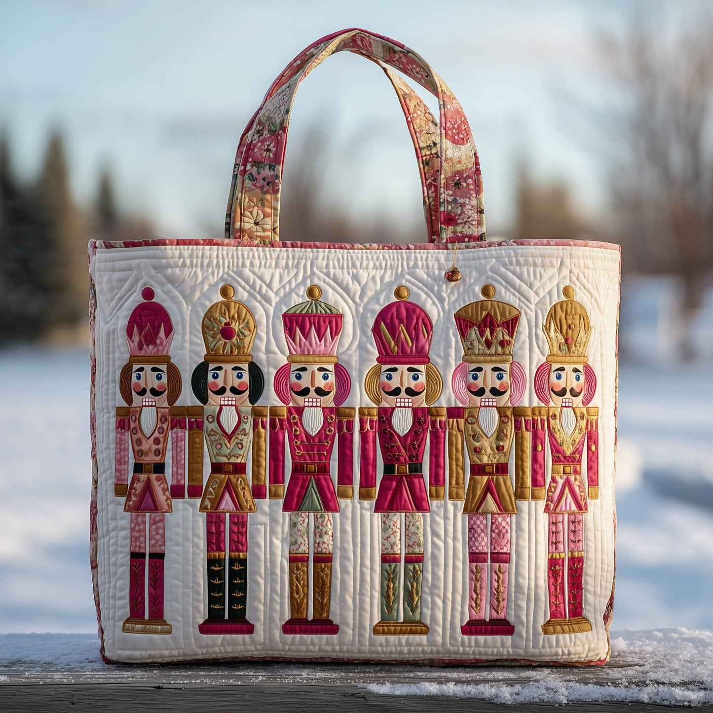 Nutcracker Quilted Tote Bag GFTOTP10281
