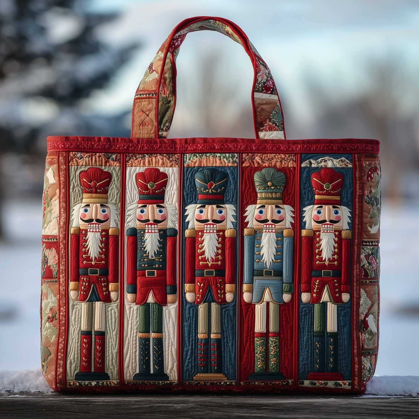 Nutcracker Quilted Tote Bag GFTOTP10296