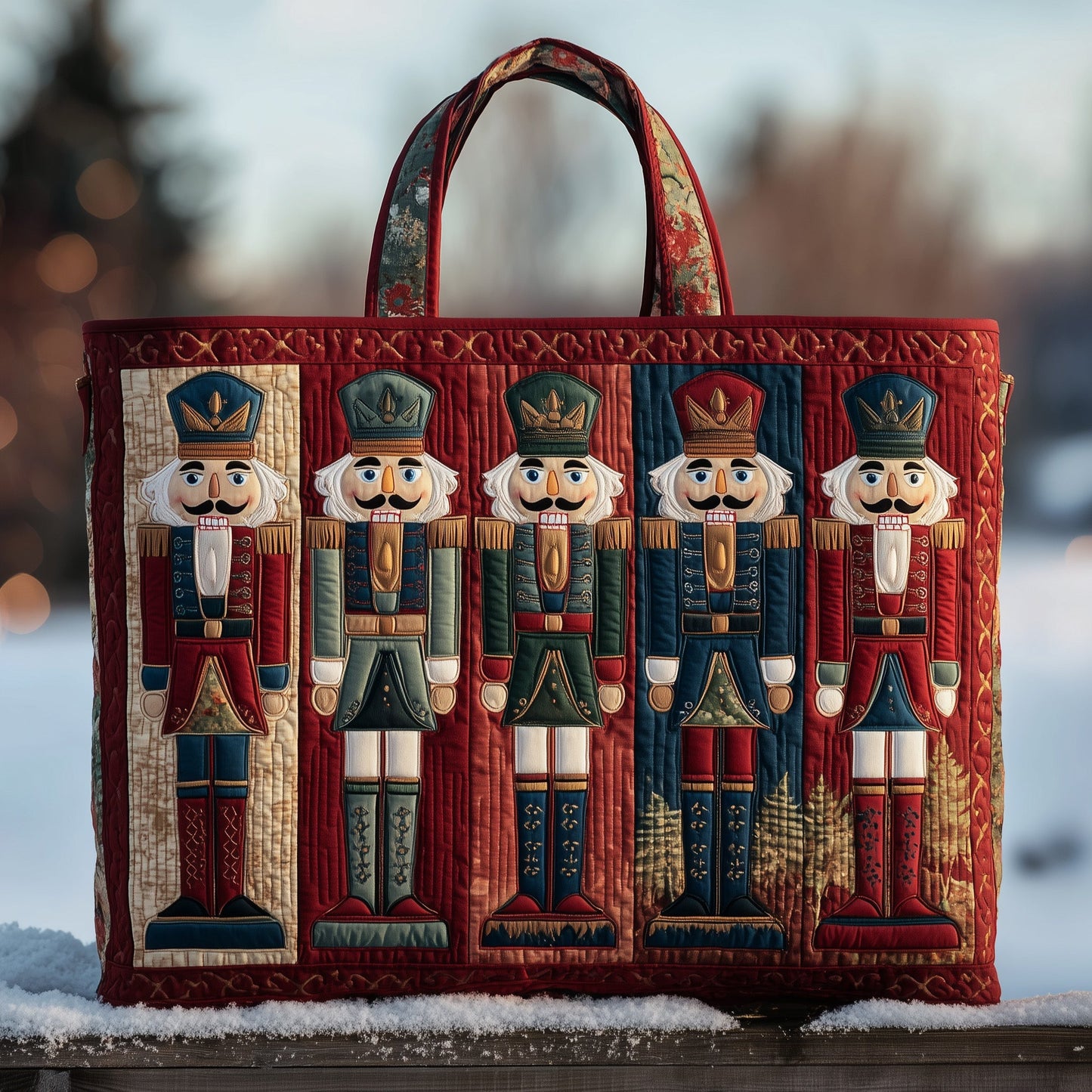 Nutcracker Quilted Tote Bag GFTOTP10297