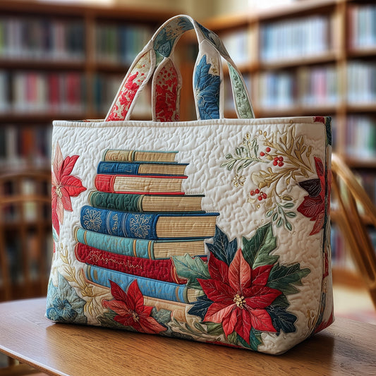 Winter Book Quilted Tote Bag GFTOTP10300