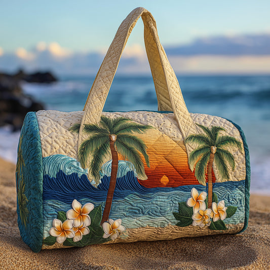 Tropical Beach Quilted Duffle Bag GFTOTP10319
