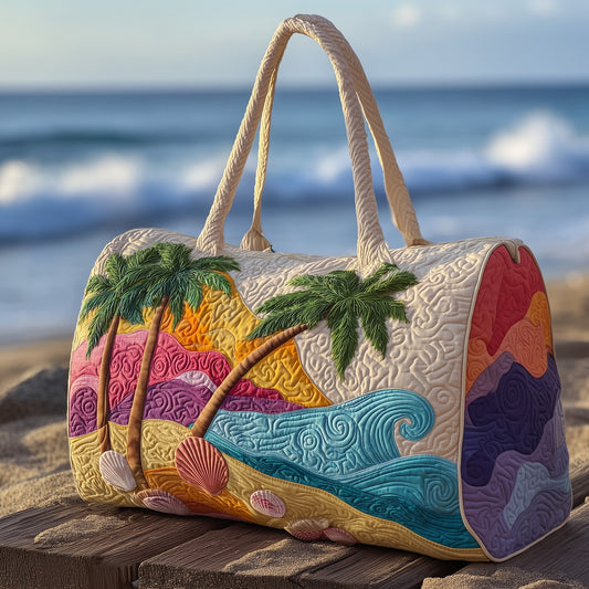 Tropical Beach Quilted Duffle Bag GFTOTP10320