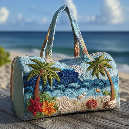 Tropical Beach Quilted Duffle Bag GFTOTP10321