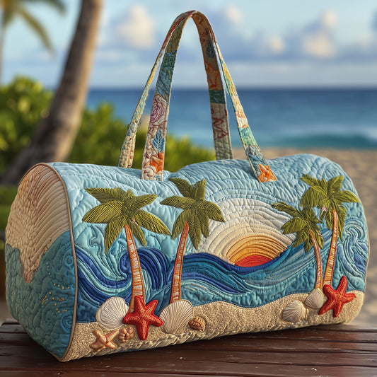 Tropical Beach Quilted Duffle Bag GFTOTP10322