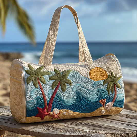 Tropical Beach Quilted Duffle Bag GFTOTP10323
