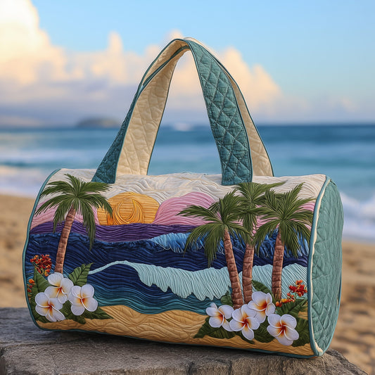 Tropical Beach Quilted Duffle Bag GFTOTP10324