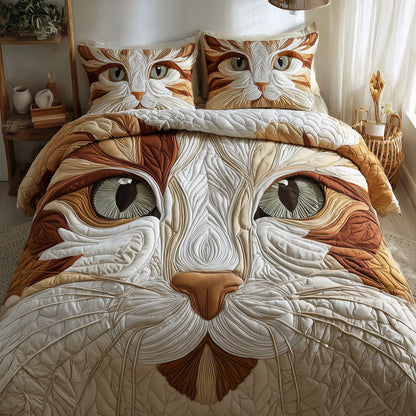 Catitude 3-Piece Quilted Bedding Set GFTOTP10332
