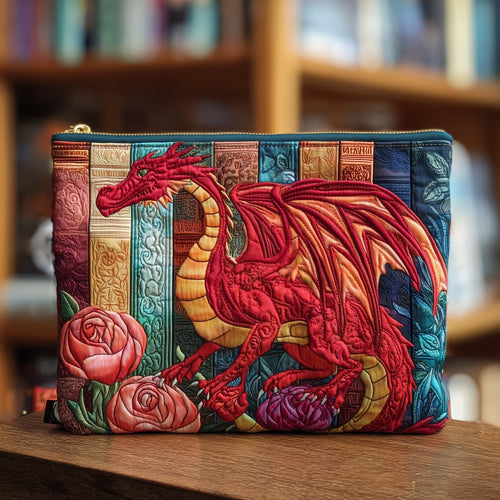 Literary Dragon Quilted Purse GFTOTP10389