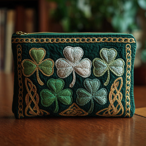 Irish Shamrock Quilted Purse GFTOTP10412