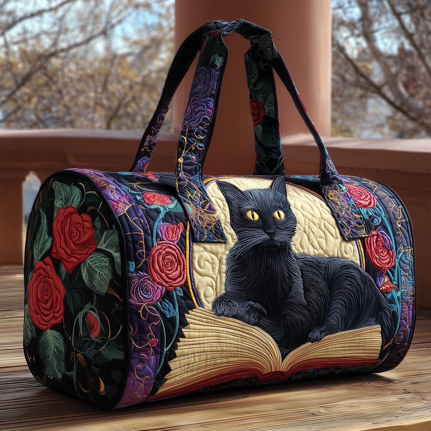 Mystic Meow Quilted Duffle Bag GFTOTP10439