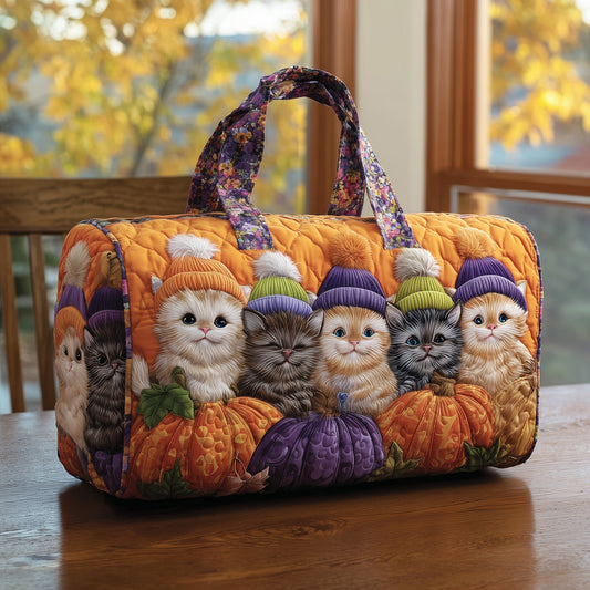 Pumpkin Paws Quilted Duffle Bag GFTOTP10444