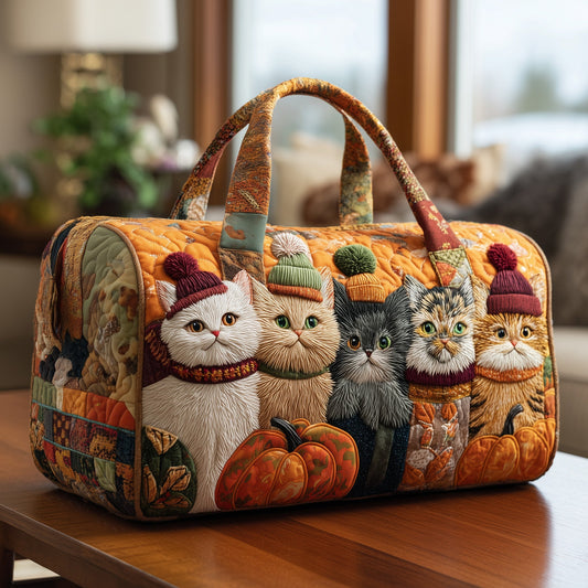 Pumpkin Paws Quilted Duffle Bag GFTOTP10445