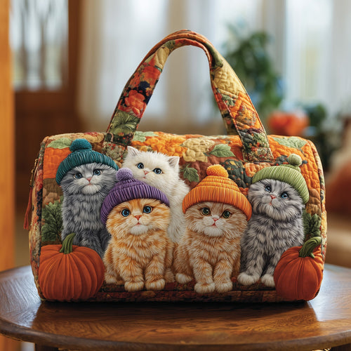 Pumpkin Paws Quilted Duffle Bag GFTOTP10446