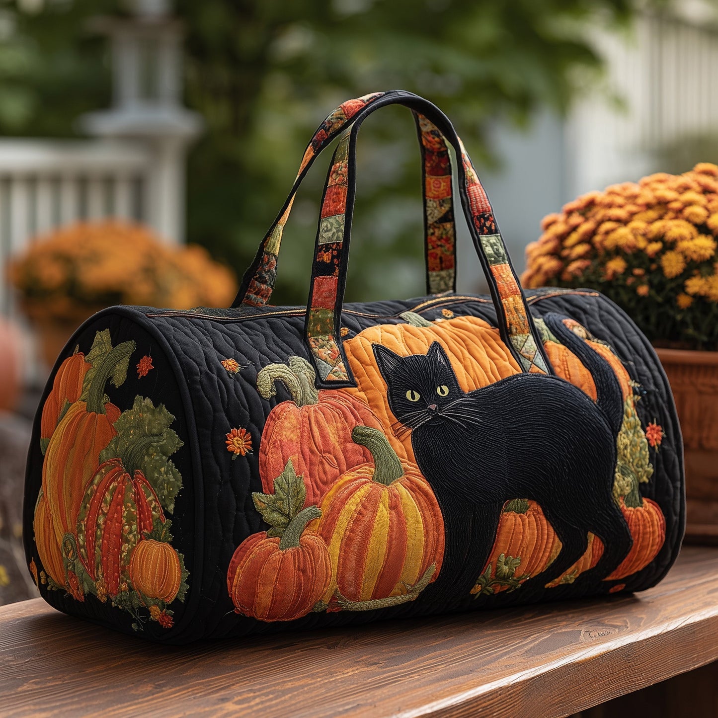 Pumpkin Paws Quilted Duffle Bag GFTOTP10447