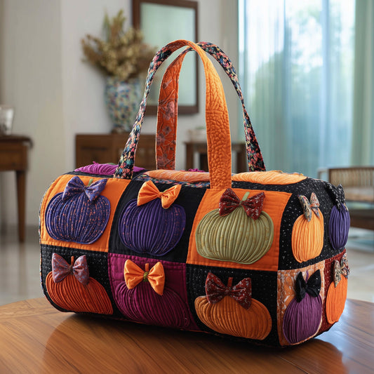 Pumpkin Charm Quilted Duffle Bag GFTOTP10452
