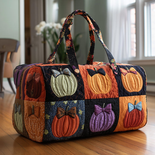 Pumpkin Charm Quilted Duffle Bag GFTOTP10453