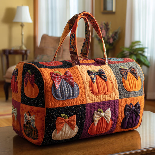 Pumpkin Charm Quilted Duffle Bag GFTOTP10454