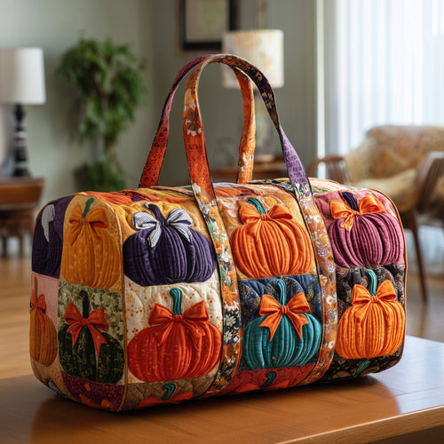 Pumpkin Charm Quilted Duffle Bag GFTOTP10455