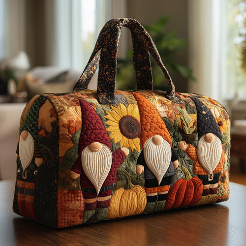 Autumn Gnome Quilted Duffle Bag GFTOTP10457