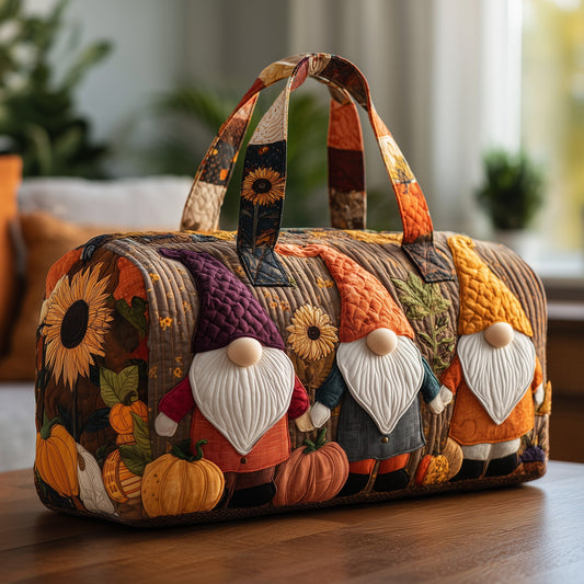 Autumn Gnome Quilted Duffle Bag GFTOTP10458