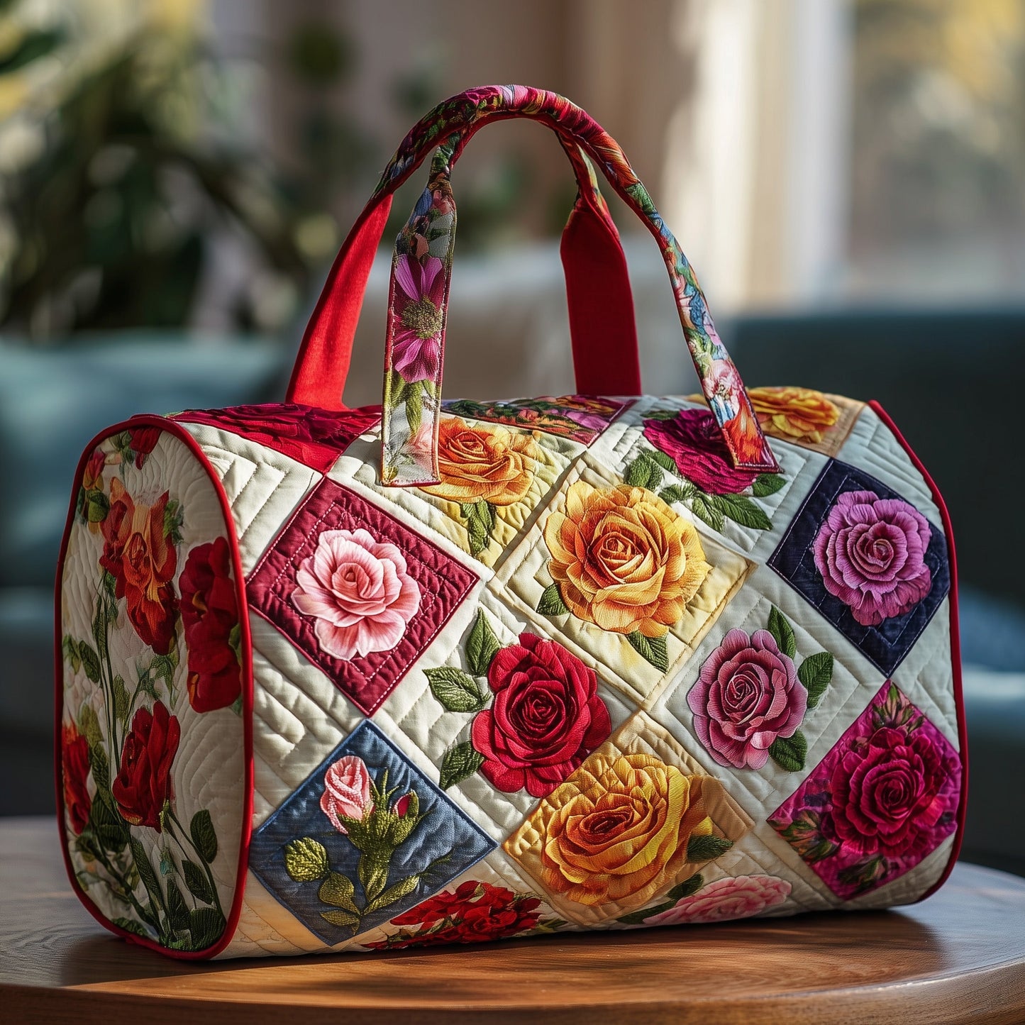 Rose Quilted Duffle Bag GFTOTP10466