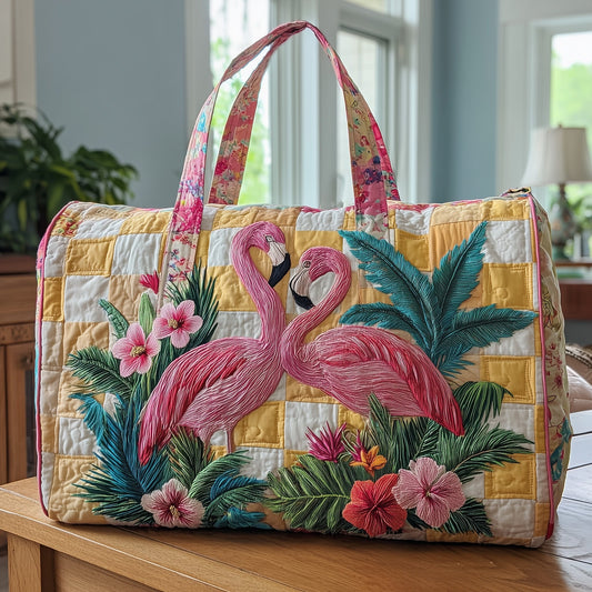 Pink Tropic Duo Quilted Duffle Bag GFTOTP10477