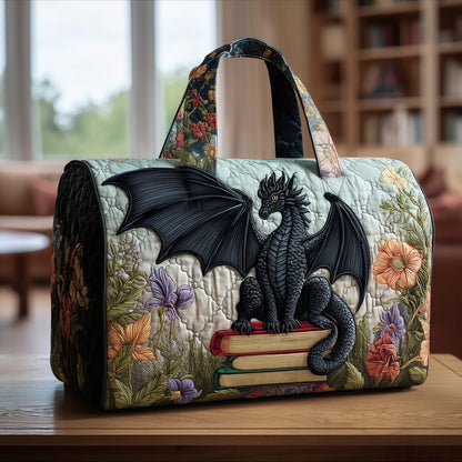 Bookish Dragon Quilted Duffle Bag GFTOTP10502