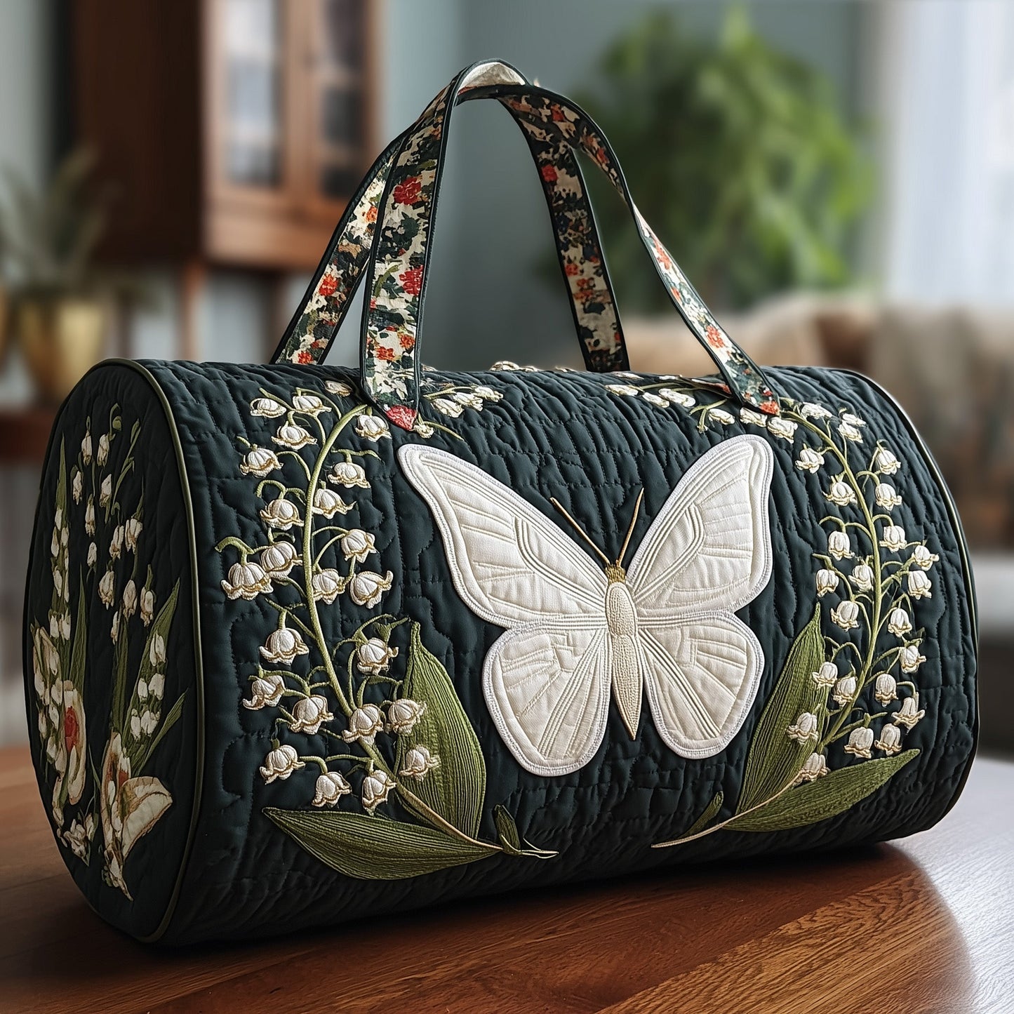 Lily of the Valley Quilted Duffle Bag GFTOTP10507