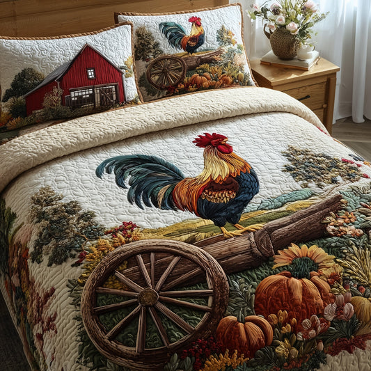 Autumn Haven 3-Piece Quilted Bedding Set GFTOTP10531