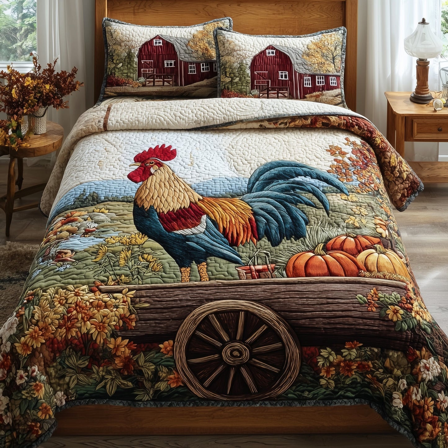 Autumn Haven 3-Piece Quilted Bedding Set GFTOTP10532