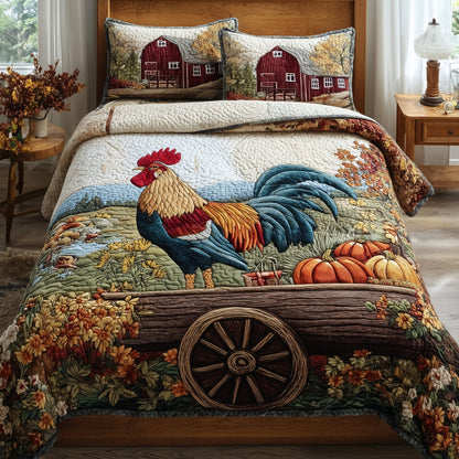 Autumn Haven 3-Piece Quilted Bedding Set GFTOTP10532